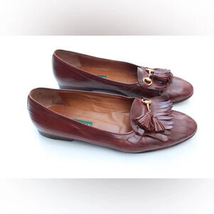 Vintage Cole Haan horse bit tassel loafers